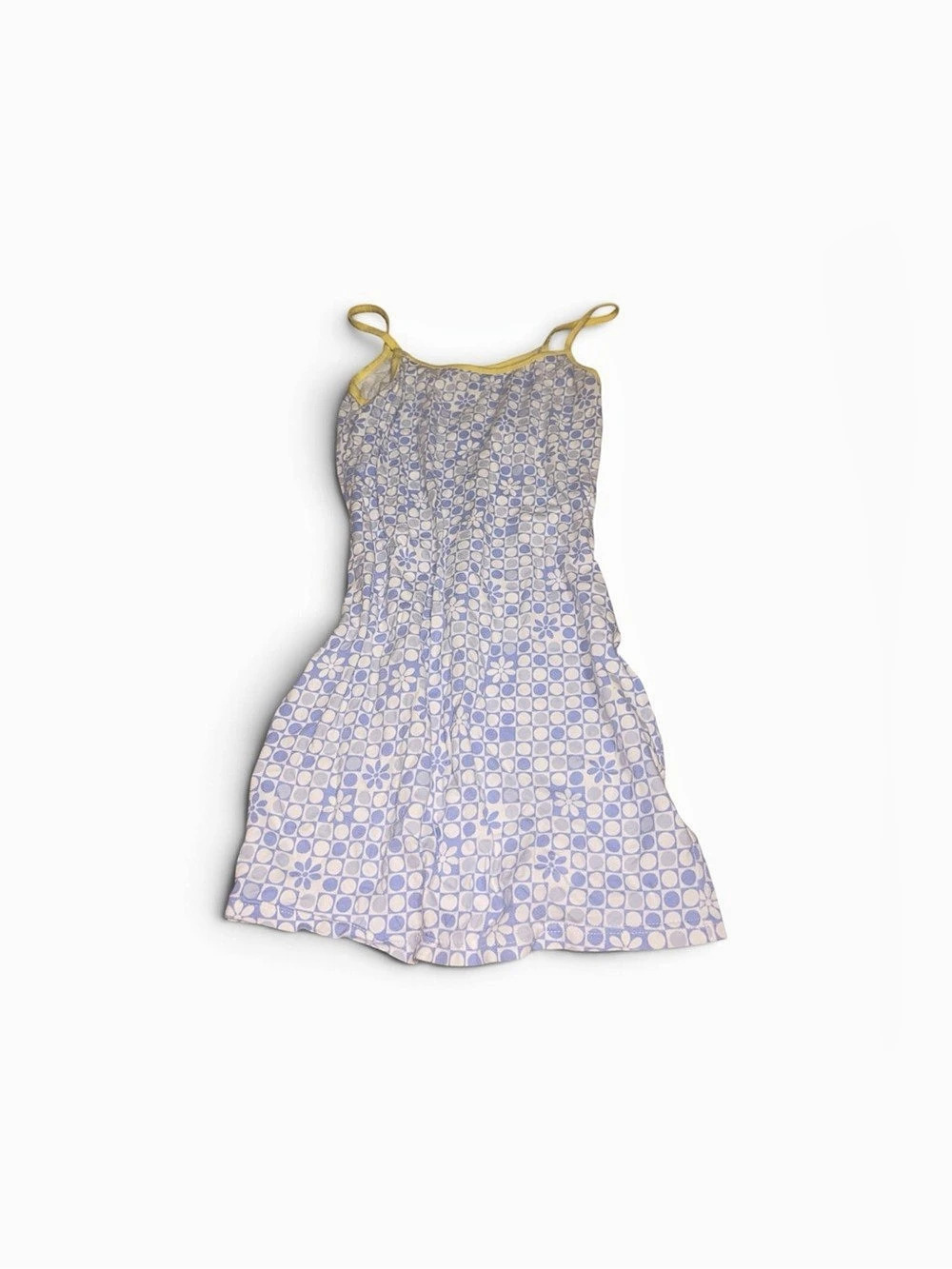 Free People Mini Dress Purple & Yellow Size XS Like New